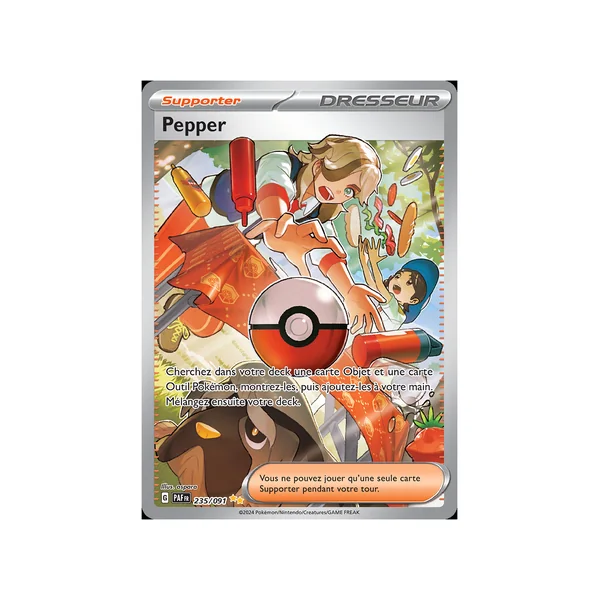 Carte Pokémon Pepper 235/091 Alternative Destinées de Paldea
