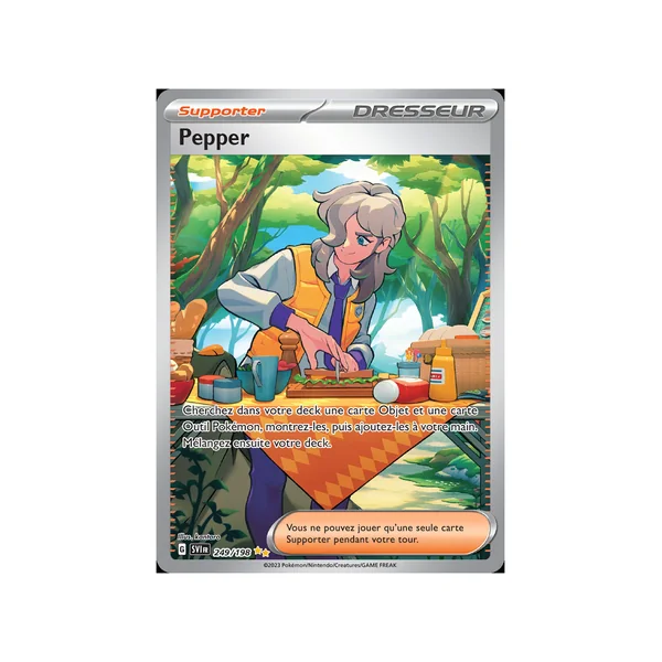 Carte Pokémon Pepper 249/198 Alternative Écarlate et Violet (JCC)