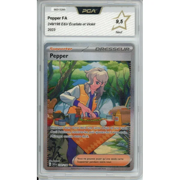 Carte Pokémon Pepper 249/198 PCA 9,5