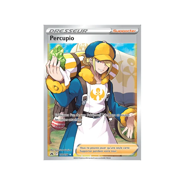 Carte Pokémon Percupio 151/159 Ultra Rare Zénith Suprême