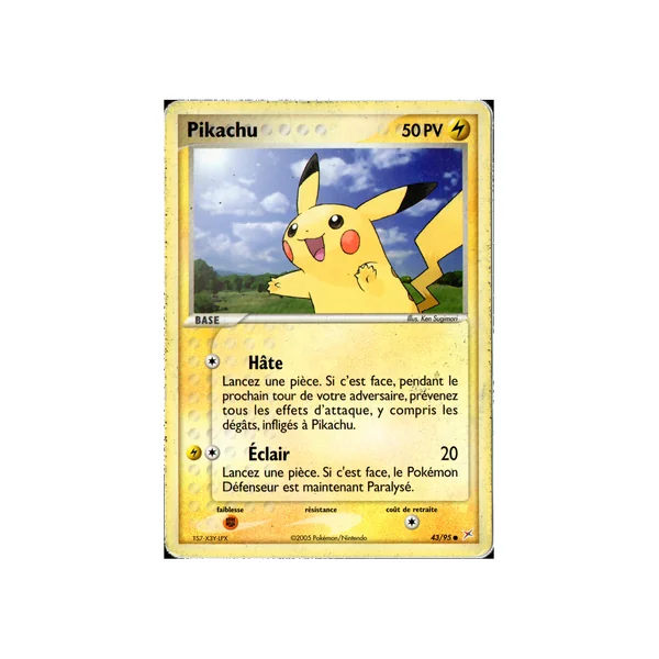 Carte Pokémon Pikachu 43/95 Commune Team Magma VS Team Aqua