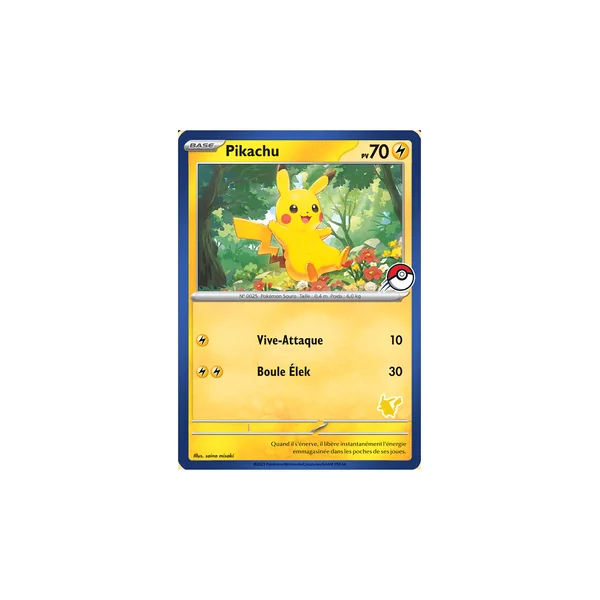 Carte Pokémon Pikachu Aucune Mon premier combat