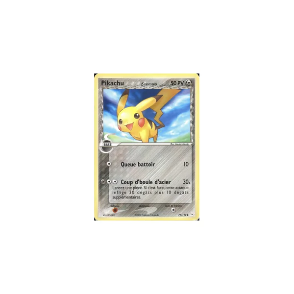 Carte Pokémon Pikachu δ 79/110 Commune Fantômes Holon