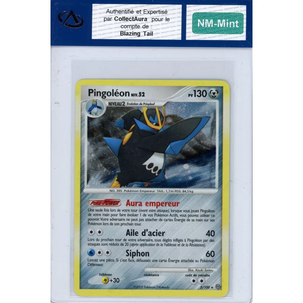 Carte Pokémon Pingoléon 2/100 COLLECTAURA NM-Mint
