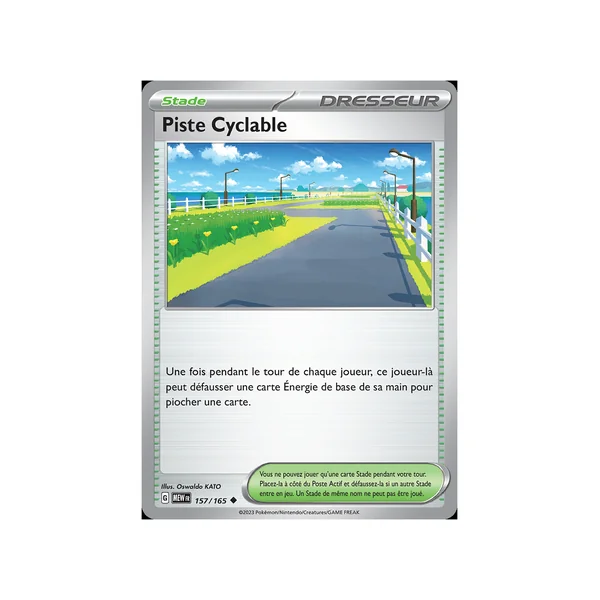 Carte Pokémon Piste Cyclable 157/165 Peu commune 151