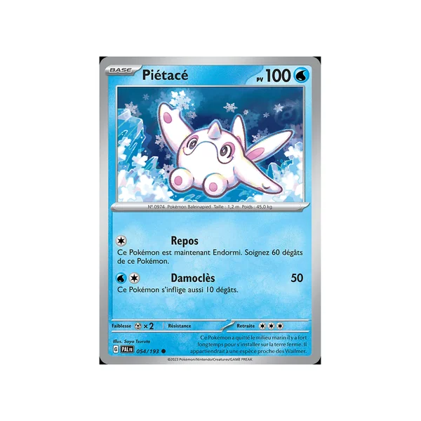 Carte Pokémon Piétacé 054/193 Commune Évolutions à Paldea