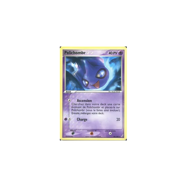 Carte Pokémon Polichombr 40/100 Peu commune Gardiens de Cristal