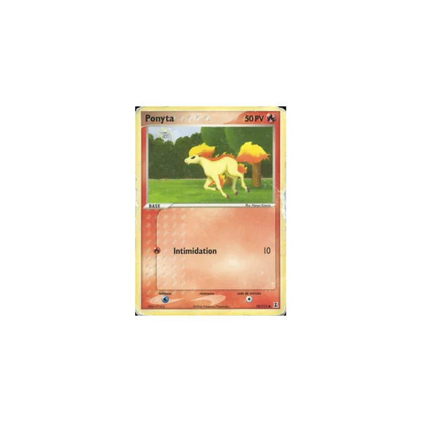 Carte Pokémon Ponyta 78/113 Commune Espèces Delta
