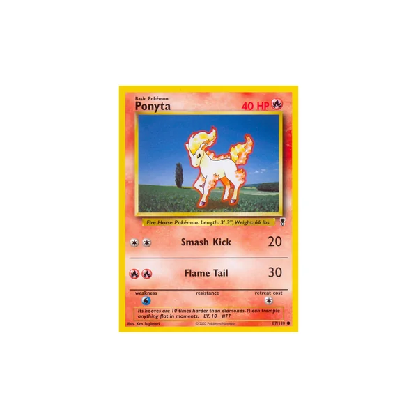 Carte Pokémon Ponyta 87/110 Commune Legendary Collection