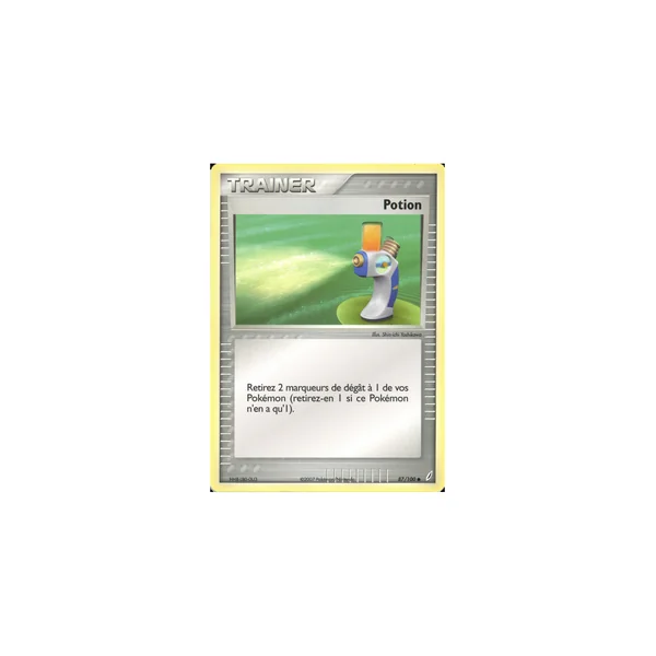 Carte Pokémon Potion 87/100 Commune Gardiens de Cristal