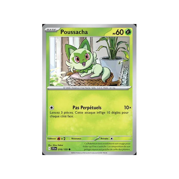 Carte Pokémon Poussacha 016/159 Commune Aventures Ensemble