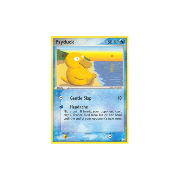 Carte Pokémon Psyduck 70/109 Commune Team Rocket Returns