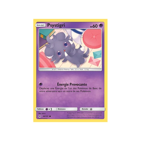 Carte Pokémon Psystigri 44/131 Commune Lumière Interdite