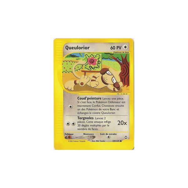 Carte Pokémon Queulorior 109/147 Commune Aquapolis