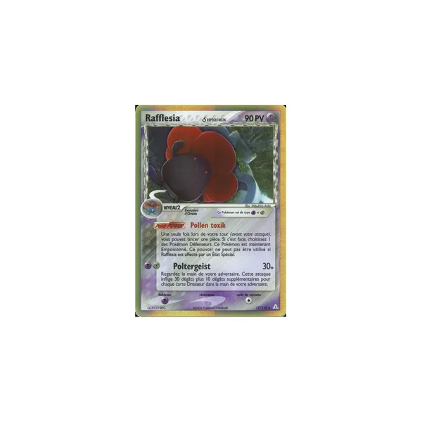 Carte Pokémon Rafflesia δ 17/110 Holographique Fantômes Holon