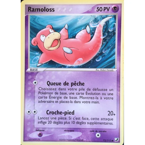 Carte Pokémon Ramoloss 72/115 Commune Forces Cachées