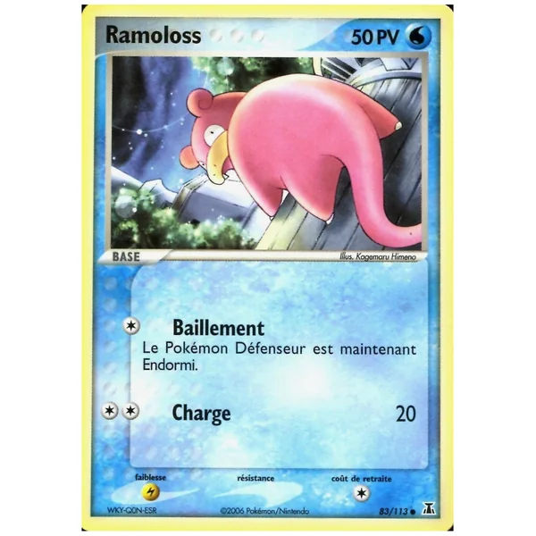 Carte Pokémon Ramoloss 83/113 Commune Espèces Delta