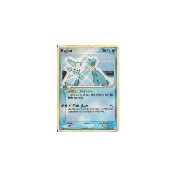 Carte Pokémon Regice 27/110 Rare Fantômes Holon