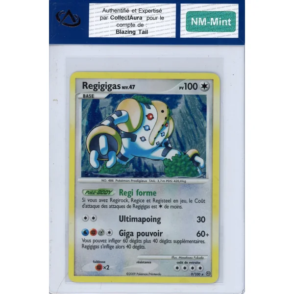 Carte Pokémon Regigigas 9/100 COLLECTAURA NM-Mint