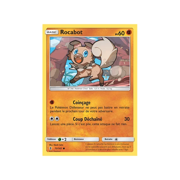 Carte Pokémon Rocabot 73/145 Commune Gardiens Ascendants