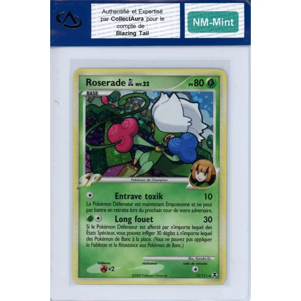 Carte Pokémon Roserade 12/111 COLLECTAURA NM-Mint
