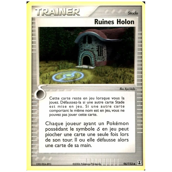 Carte Pokémon Ruines Holon 96/113 Peu commune Espèces Delta