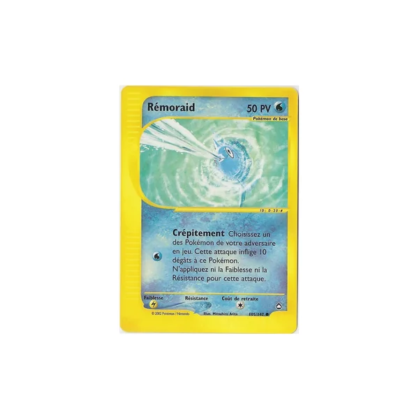 Carte Pokémon Rémoraid 105/147 Commune Aquapolis