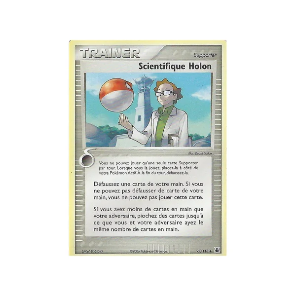 Carte Pokémon Scientifique Holon 97/113 Peu commune Espèces Delta