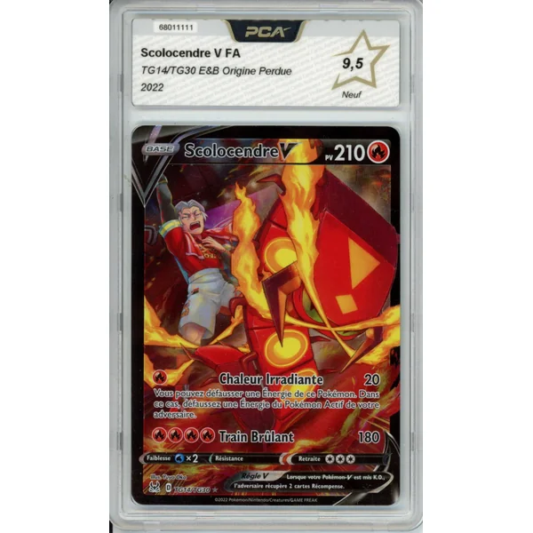 Carte Pokémon Scolocendre TG14/TG30 PCA 9,5