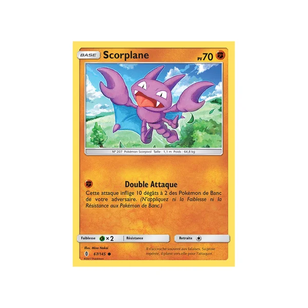 Carte Pokémon Scorplane 67/145 Commune Gardiens Ascendants