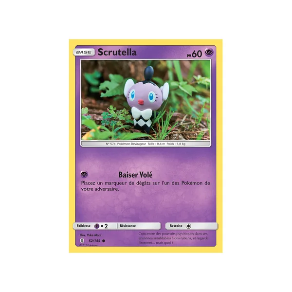 Carte Pokémon Scrutella 52/145 Commune Gardiens Ascendants