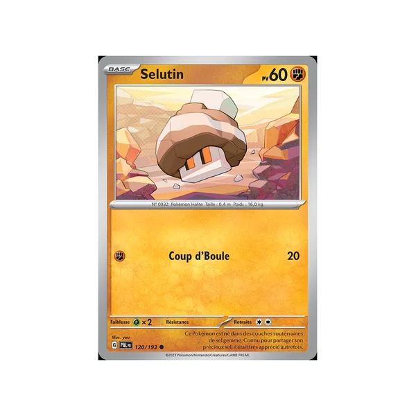 Carte Pokémon Selutin 120/193 Commune Évolutions à Paldea