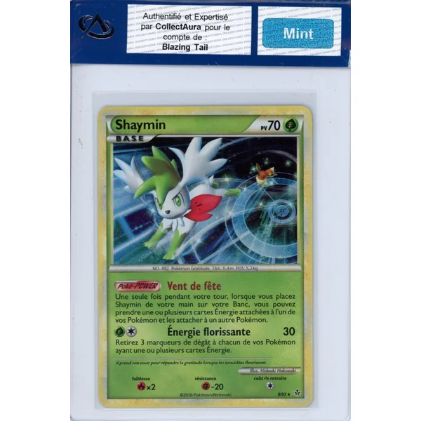 Carte Pokémon Shaymin 8/95 COLLECTAURA Mint
