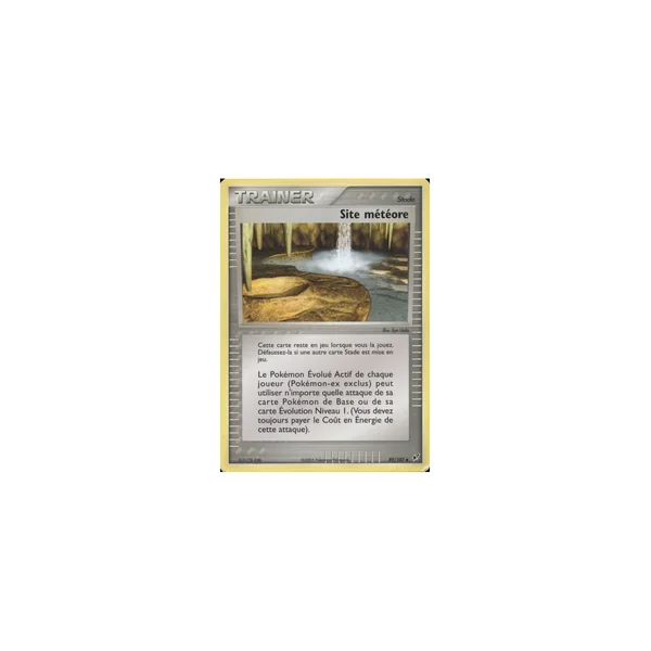 Carte Pokémon Site météore 89/107 Peu commune Deoxys