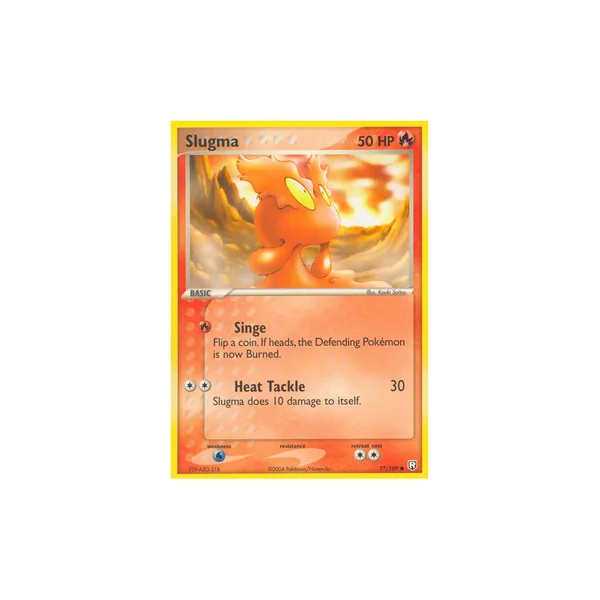 Carte Pokémon Slugma 77/109 Commune Team Rocket Returns