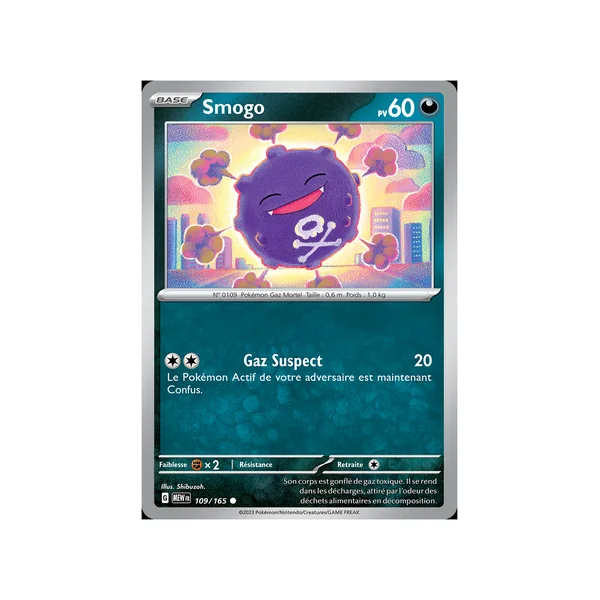 Carte Pokémon Smogo 109/165 Commune 151