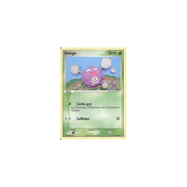 Carte Pokémon Smogo 72/113 Commune Espèces Delta