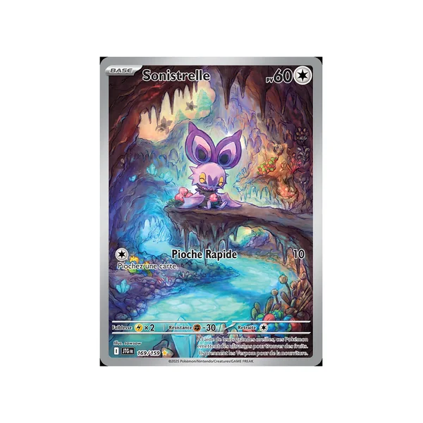 Carte Pokémon Sonistrelle 169/159 AR Aventures Ensemble