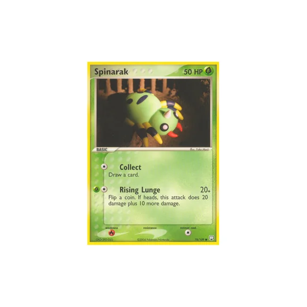 Carte Pokémon Spinarak 78/109 Commune Team Rocket Returns