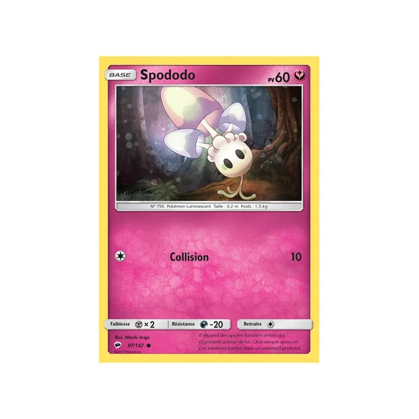 Carte Pokémon Spododo 97/147 Commune Ombres Ardentes
