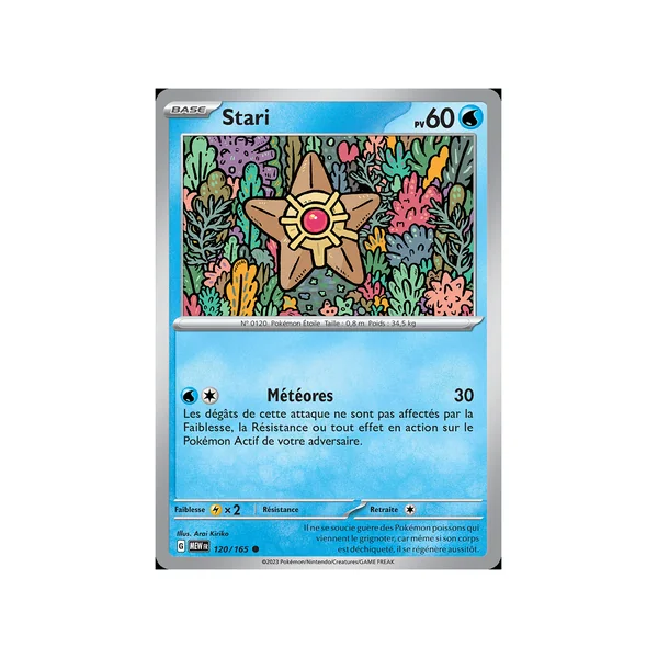 Carte Pokémon Stari 120/165 Commune 151