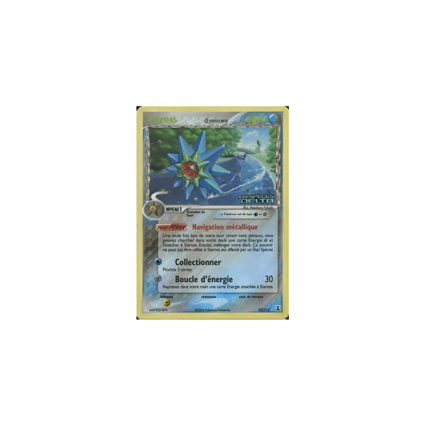 Carte Pokémon Staross δ 15/113 Holographique Espèces Delta