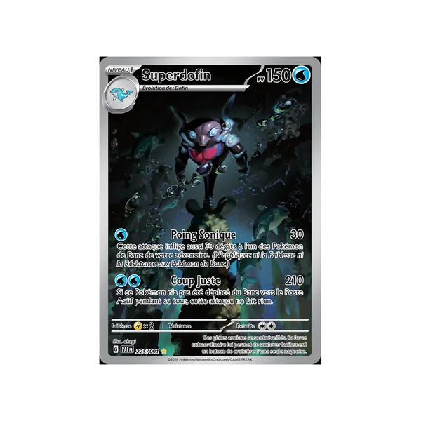 Carte Pokémon Superdofin 225/091 AR Destinées de Paldea