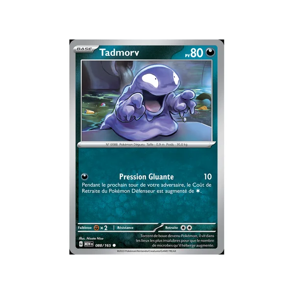 Carte Pokémon Tadmorv 088/165 Commune 151