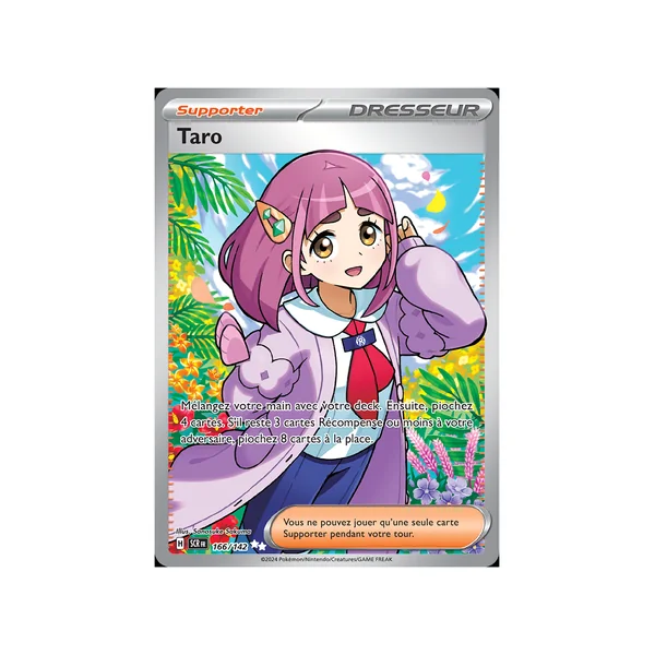 Carte Pokémon Taro 166/142 Ultra Rare Couronne Stellaire