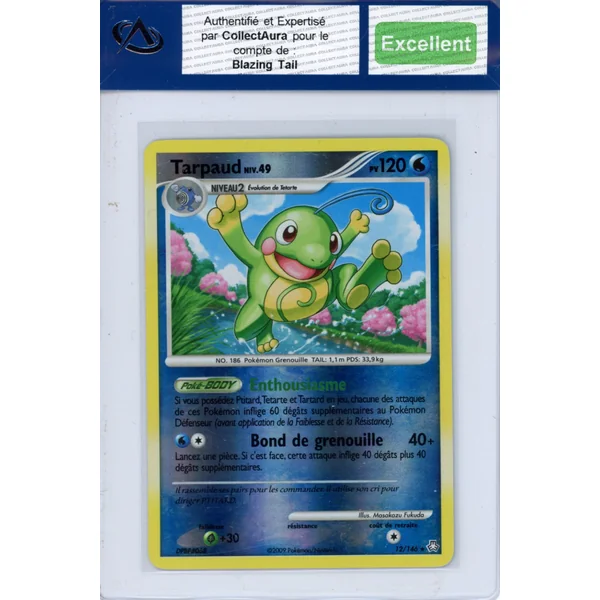 Carte Pokémon Tarpaud 12/146 COLLECTAURA Excellent