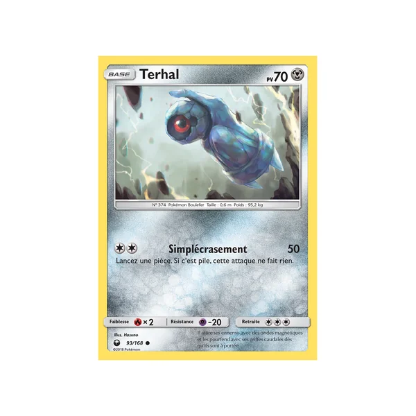 Carte Pokémon Terhal 93/168 Commune Tempête Céleste