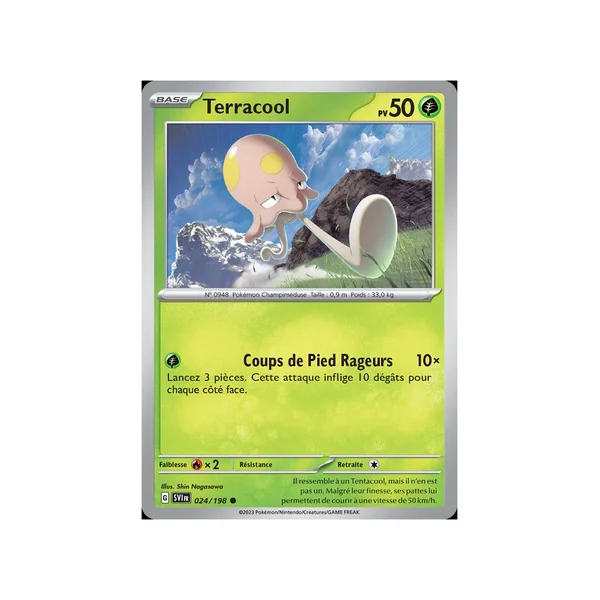 Carte Pokémon Terracool 024/198 Commune Écarlate et Violet (JCC)