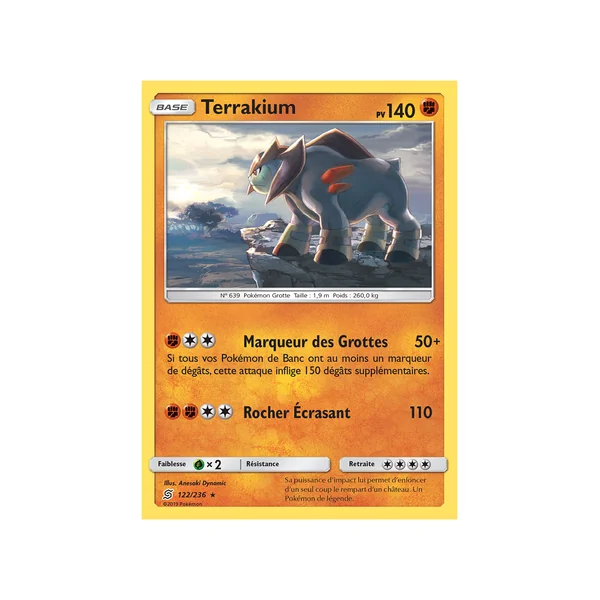 Carte Pokémon Terrakium 122/236 Holographique Harmonie des Esprits