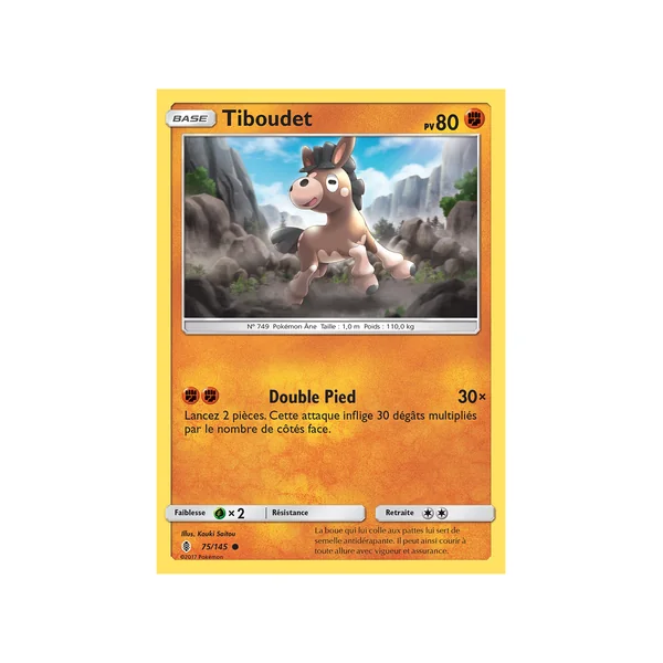 Carte Pokémon Tiboudet 75/145 Commune Gardiens Ascendants